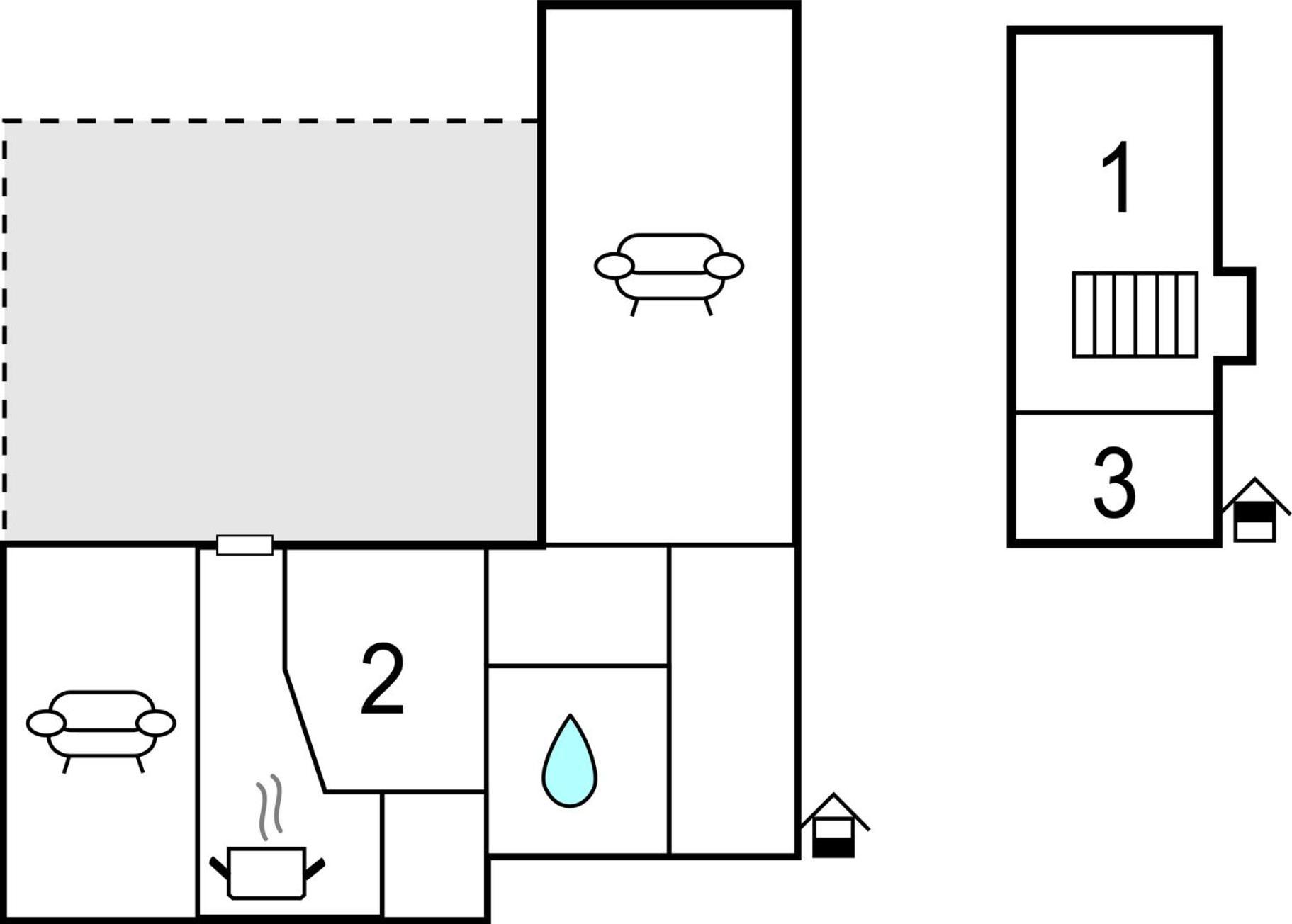 Lovely Home In Give With House A Panoramic View エクステリア 写真